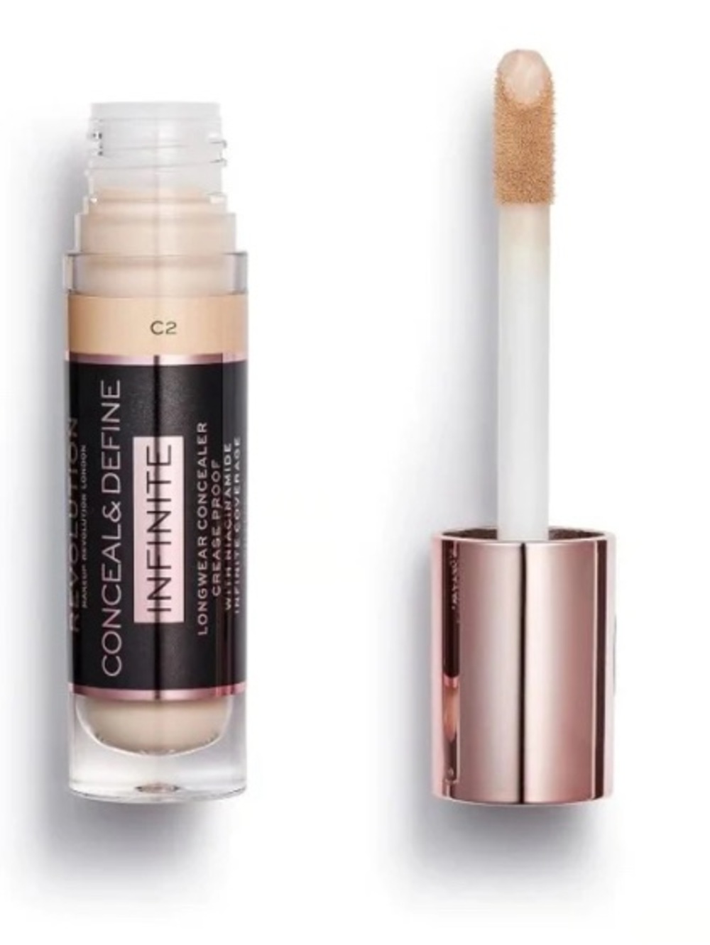 Makeup Revolution Conceal & Define Infinite Crease Proof Concealer - NEW/Sealed